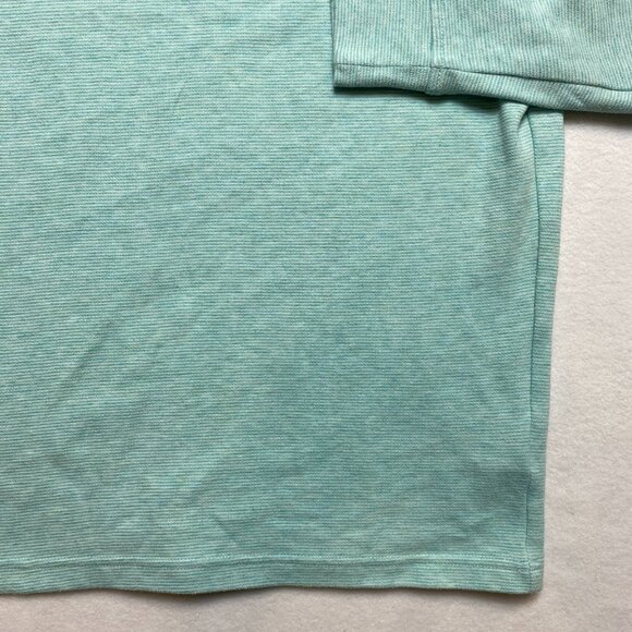 Vineyard Vines 1/4 Zip Sweater Men's M Green Long Sleeve Mock Neck Pullover - Picture 4 of 12